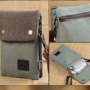 Cross-Body Bag With Wrislet Cord, Removeable Shoulder Strap